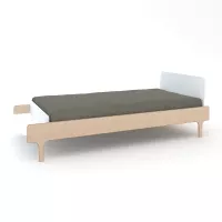 Lit enfant River - Blanc/Bouleau